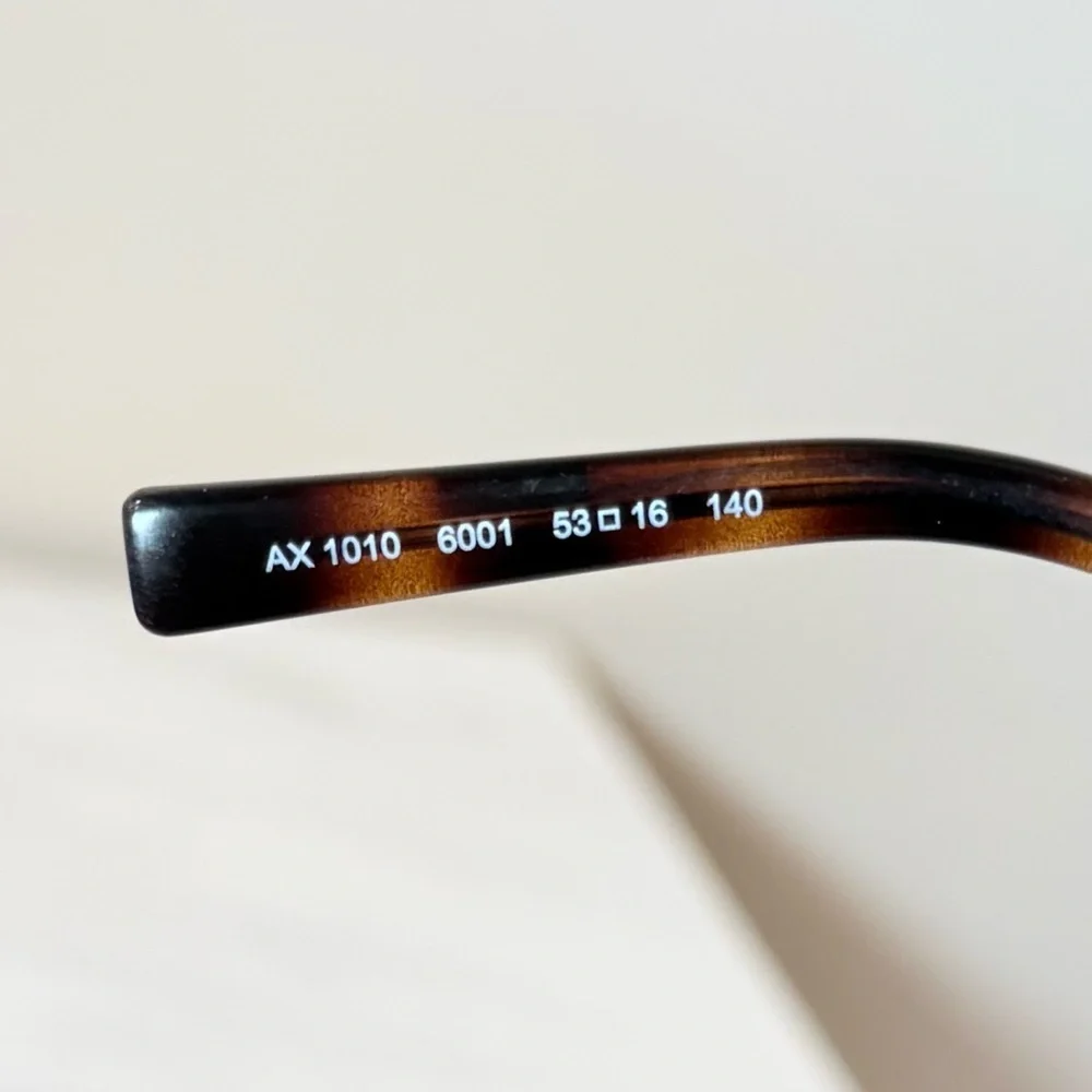 🔥Armani Exchanged Classic Burgandy Metal Rim Magnifying Eyeglasses EC🔥